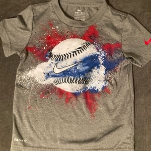 Nike Toddler 4T Baseball Graphic T-Shirt